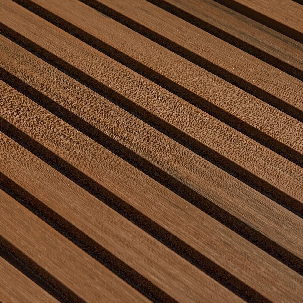 Стеновая панель CM Wall DUAL, 26x219x3000 мм, цвет TEAK (Тик) фото №2