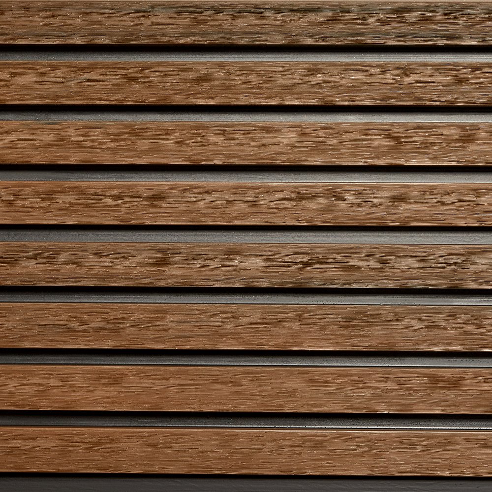 Стеновая панель CM Wall DUAL, 26x219x3000 мм, цвет TEAK (Тик) фото №3