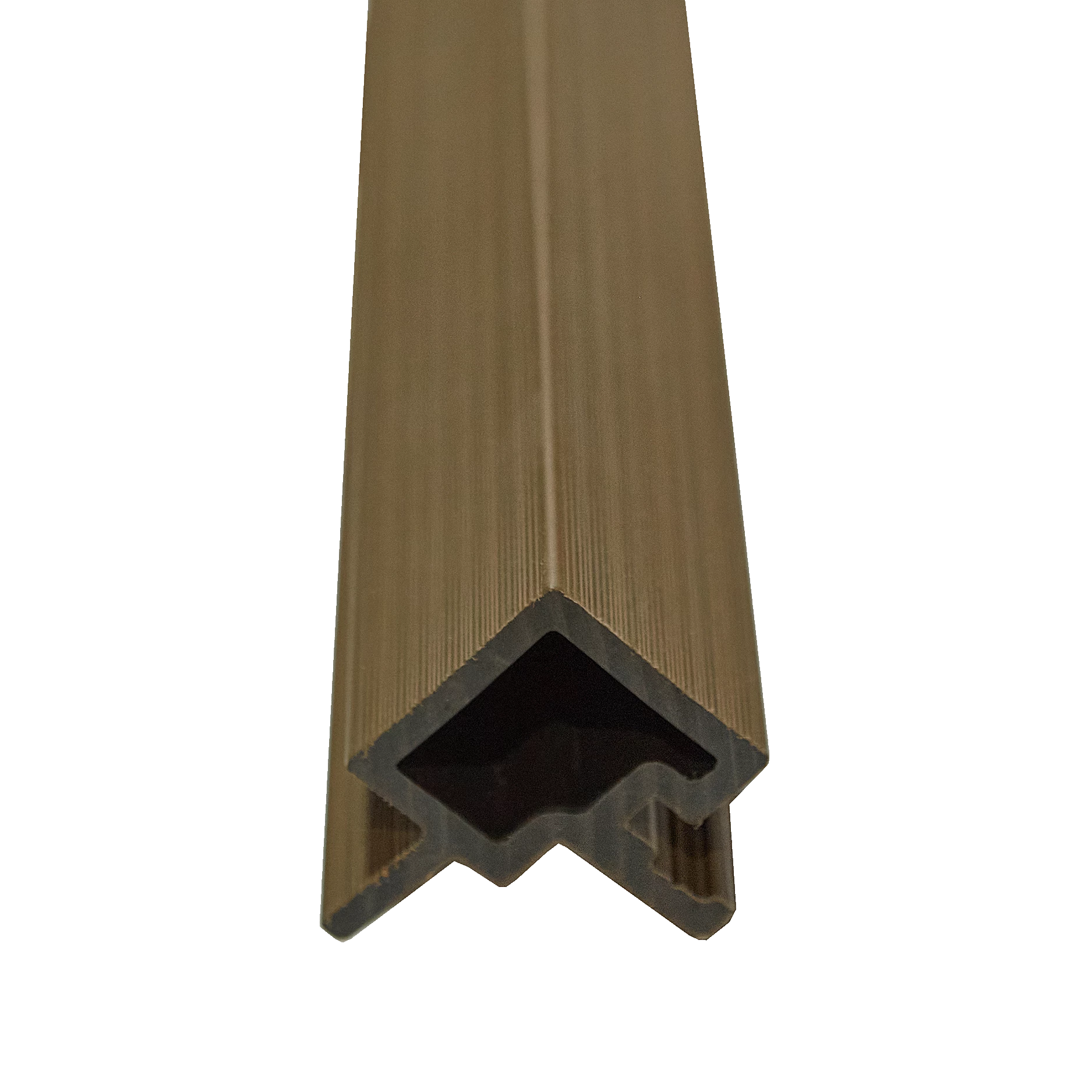 Угловой профиль CM Wall, 4000х56х49 мм, цвет TEAK (Тик) фото №2