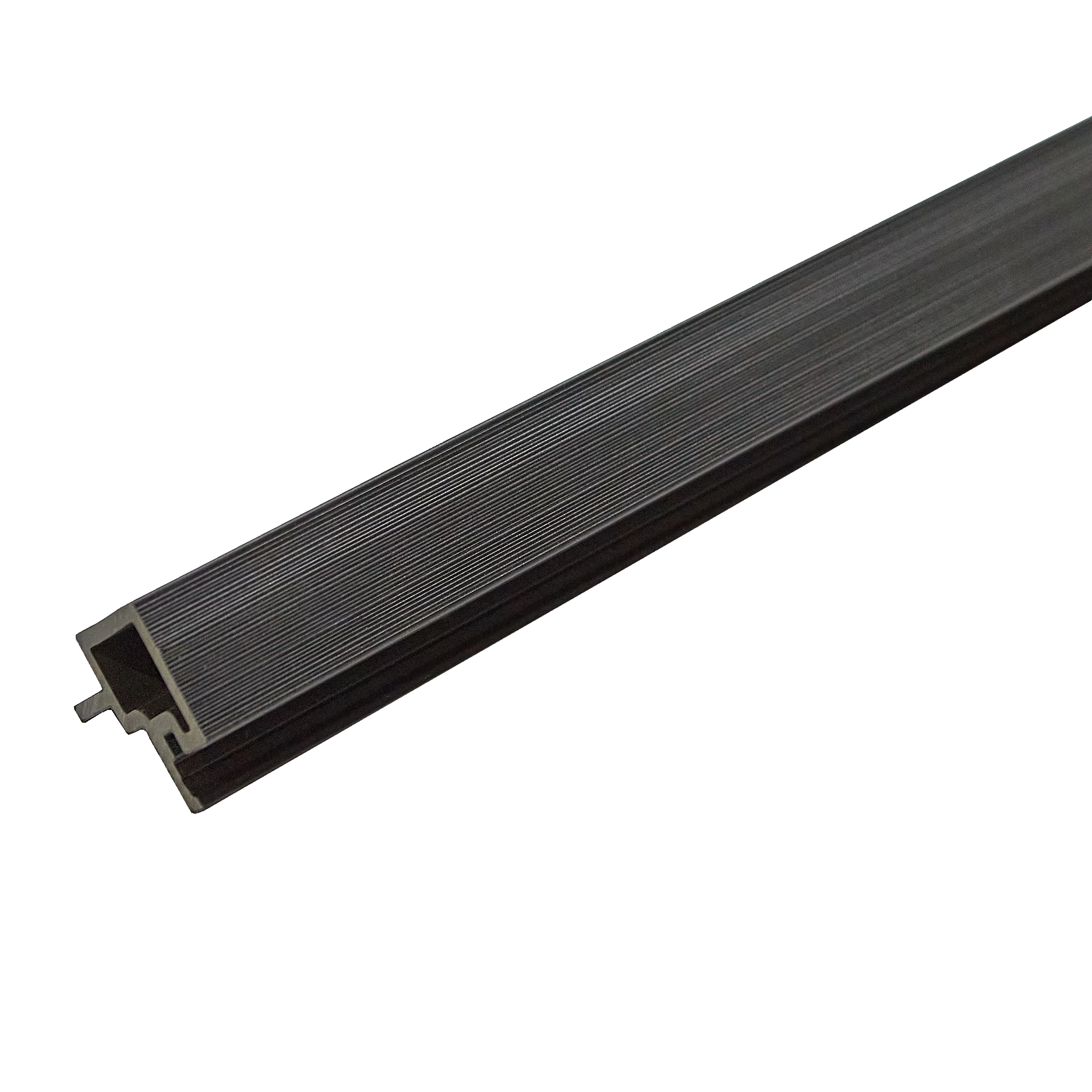 Угловой профиль CM Wall, 4000х56х49 мм, цвет BLACK WOOD (Черное дерево) фото №1