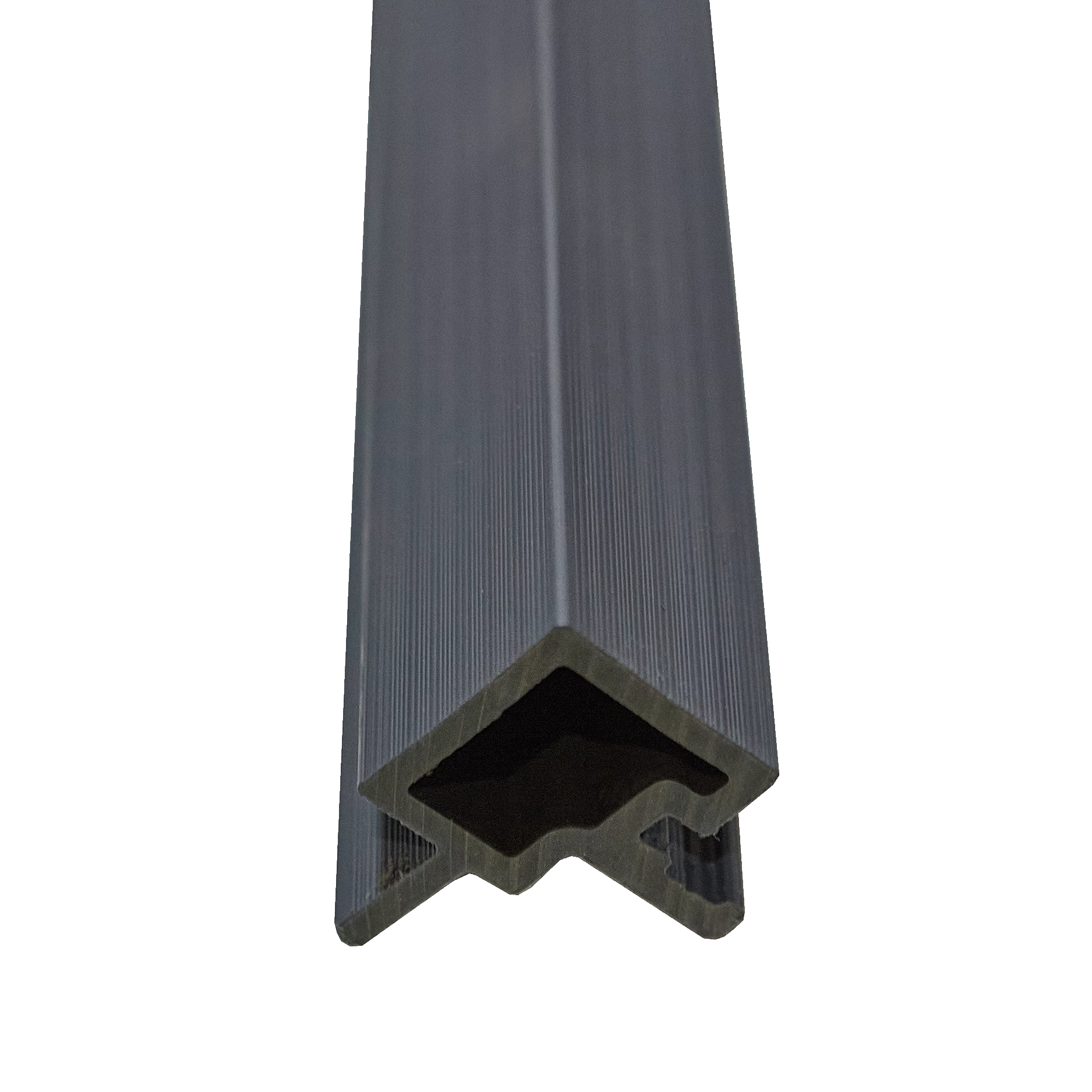 Угловой профиль CM Wall, 4000х56х49 мм, цвет EBONY (Эбонит) фото №2