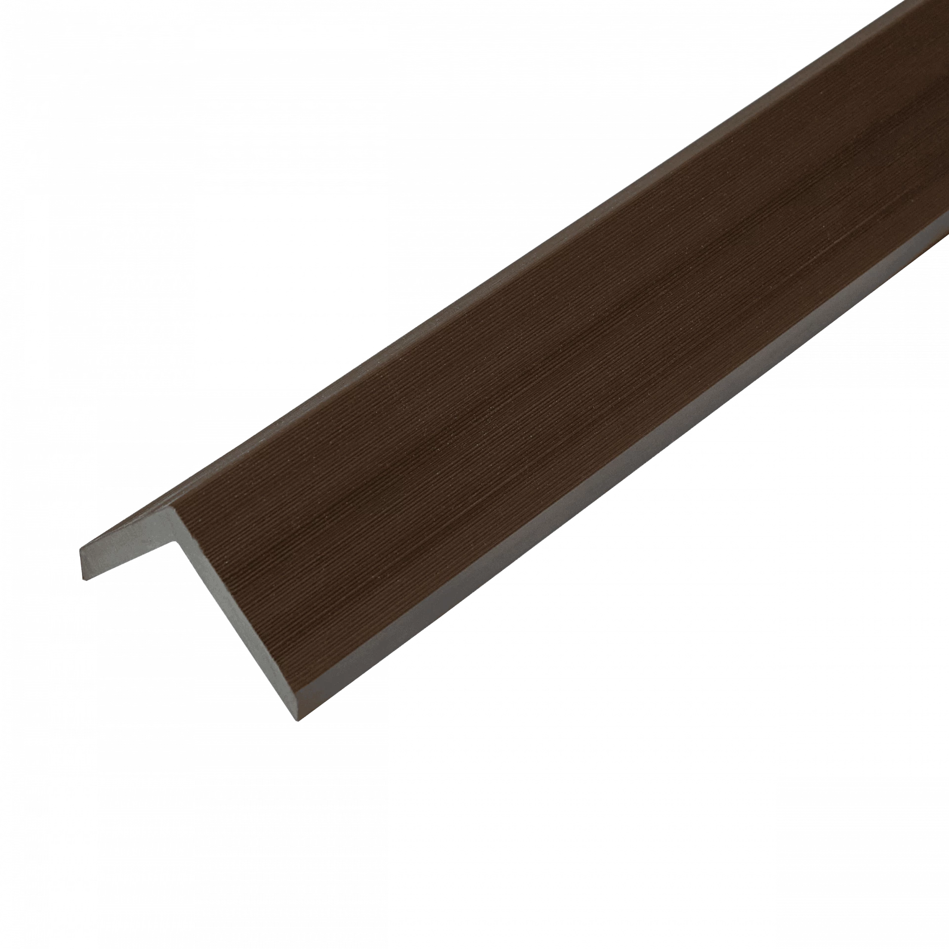Угловой профиль CM Cladding 2000х70-70х8 мм, цвет SPICY BROWN (Спайси Браун) фото №1
