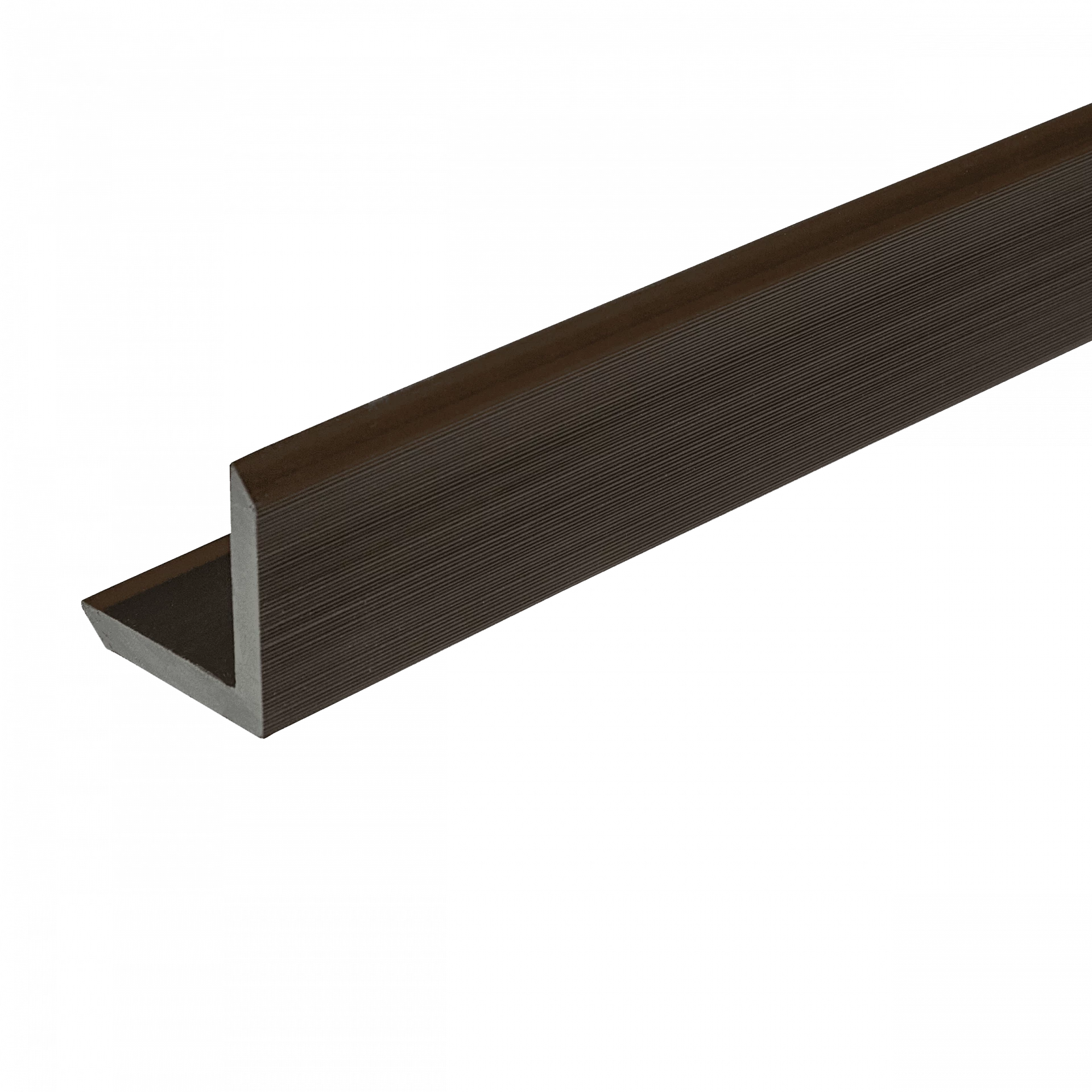 Угловой профиль CM Cladding 2000х70-70х8 мм, цвет SPICY BROWN (Спайси Браун) фото №2