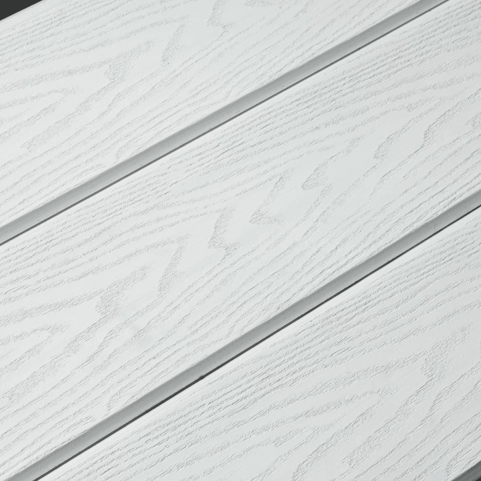 Фасадная облицовка CM Cladding FUSION, 21x156x3000 мм, цвет WHITE (Белый) фото №2