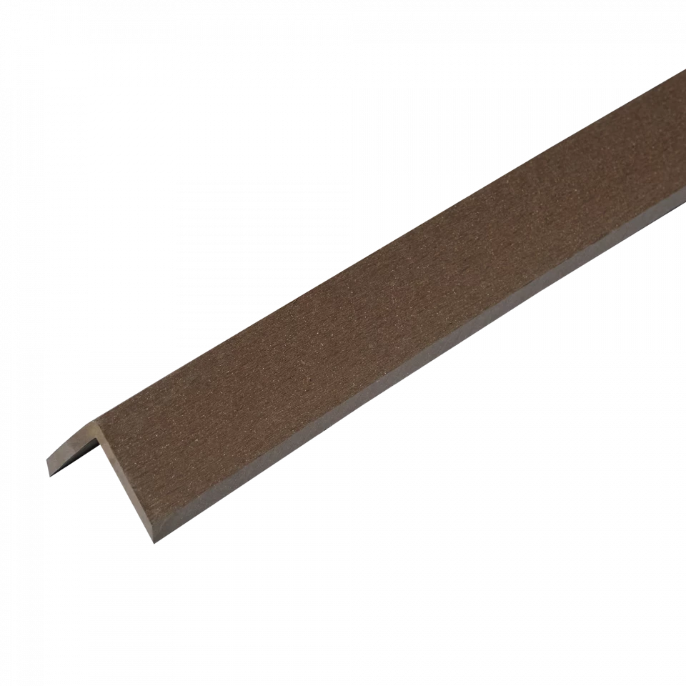 Угловой профиль CM Cladding 2000х70-70х8 мм, цвет MERBAU (Мербау) фото №1