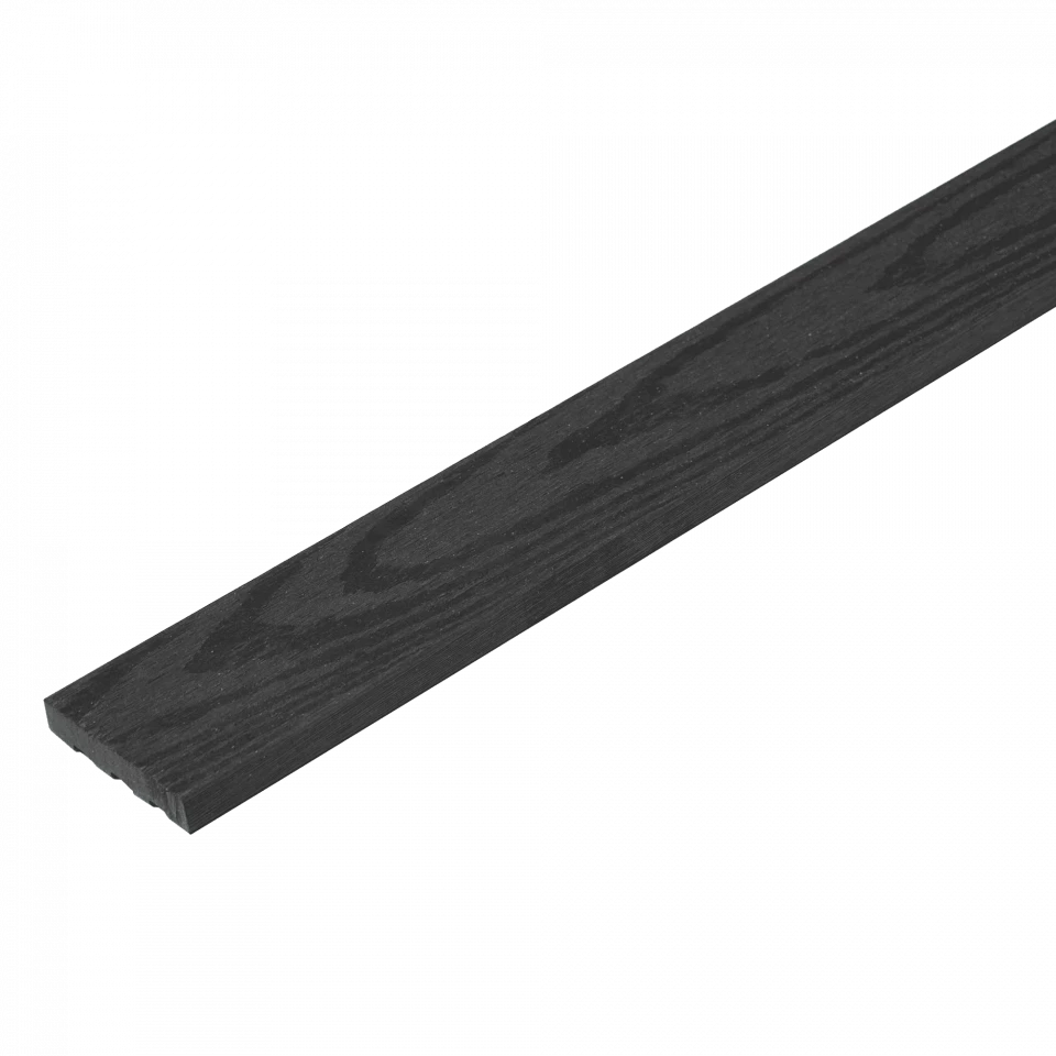 Доска торцевая CM Decking 2000х50х10 мм BLACK WOOD (Черное дерево) фото №1